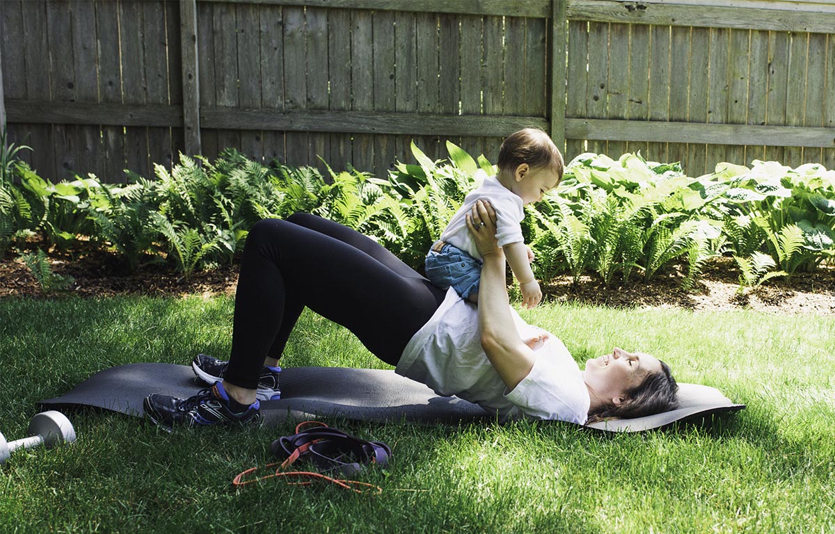 Child Outdoors Parent Jessica Sennet Mighty Mom Prenatal Postpartum Mom & Baby Fitness Programs Toronto Ontario Online Fitness for Mothers Women Exercises