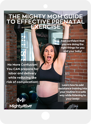 The Mighty Mom Guide to Prenatal Exercise Free Ebook Jessica Sennet Mighty Mom Prenatal Postpartum Mom & Baby Fitness Programs Toronto Ontario Online Fitness for Mothers Women Exercises